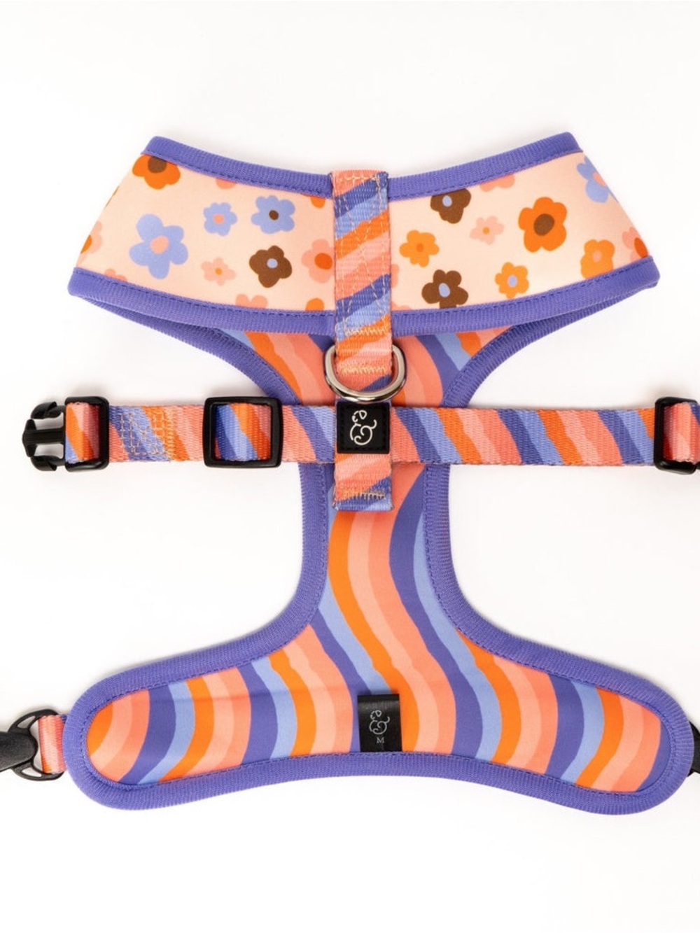 Reversible Harness - Purple, Orange & Pink - Picture 5 of 7